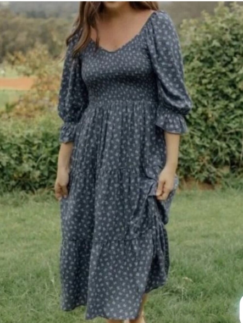 Neuflora Blue Everett Dress Small